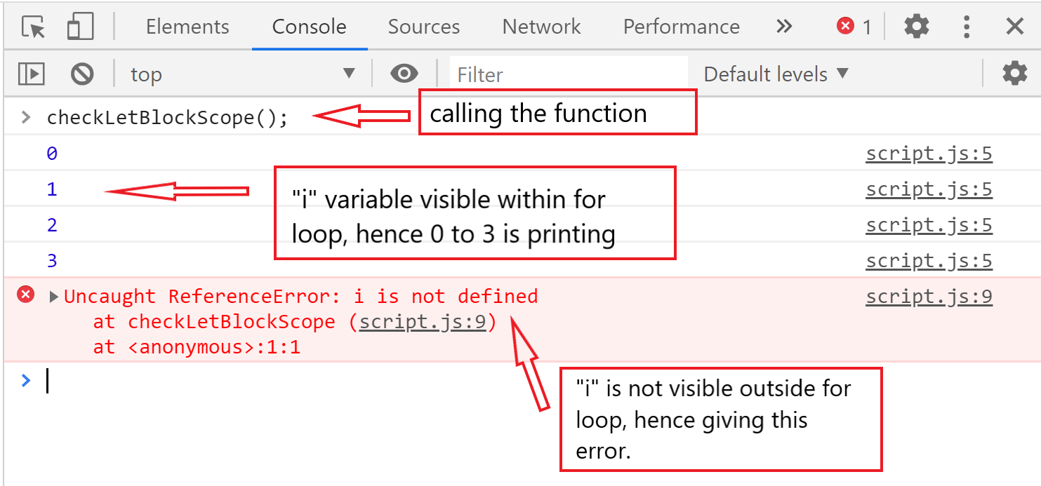 var, let, and const difference in JavaScript and which to use